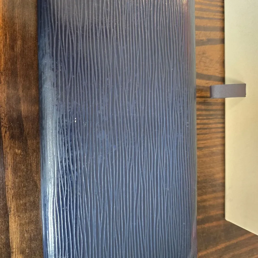 Authentic Louis Vuitton Blue Epi Long Wallet